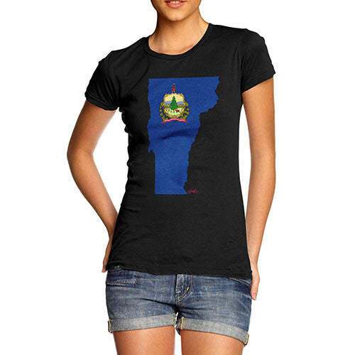 Women's USA States and Flags Vermont T-Shirt