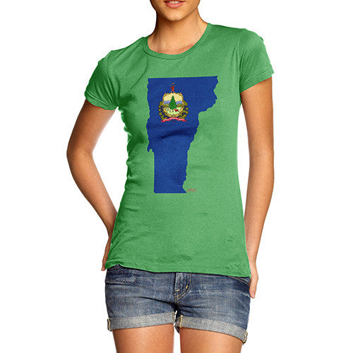 Women's USA States and Flags Vermont T-Shirt