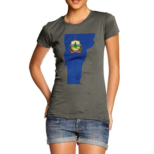 Women's USA States and Flags Vermont T-Shirt