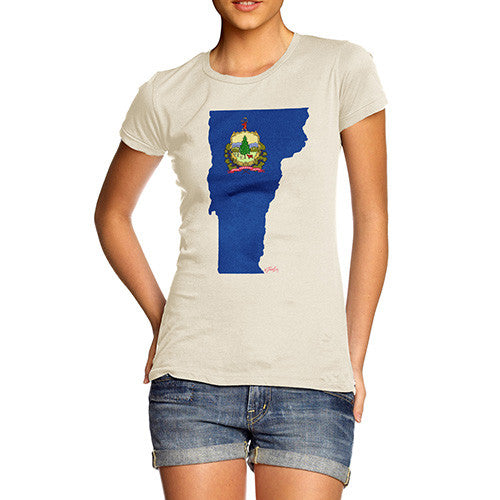 Women's USA States and Flags Vermont T-Shirt