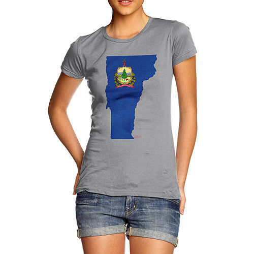 Women's USA States and Flags Vermont T-Shirt