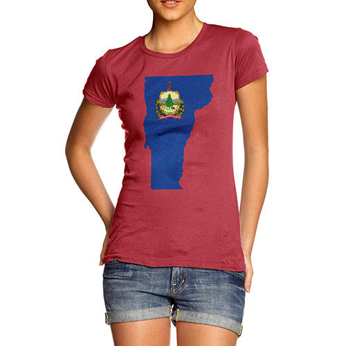 Women's USA States and Flags Vermont T-Shirt