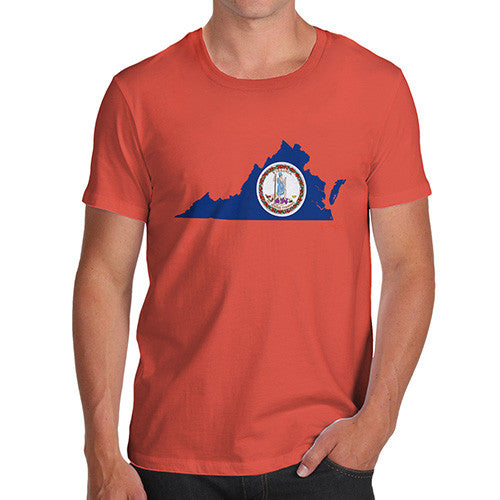 Men's USA States and Flags Virginia T-Shirt