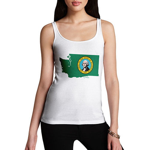 Women's USA States and Flags Washington Tank Top