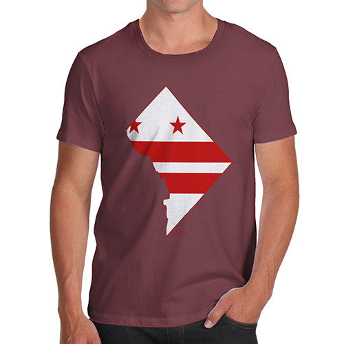 Men's USA States and Flags Washington DC T-Shirt