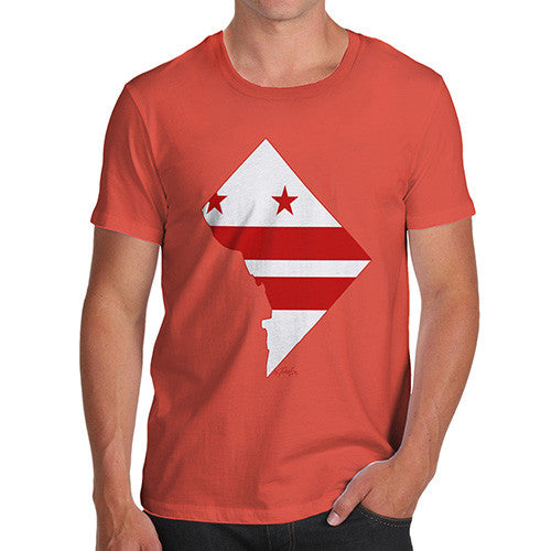 Men's USA States and Flags Washington DC T-Shirt