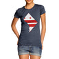 Women's USA States and Flags Washington DC T-Shirt