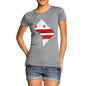 Women's USA States and Flags Washington DC T-Shirt