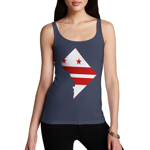 Women's USA States and Flags Washington DC Tank Top