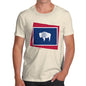 Men's USA States and Flags Wyoming T-Shirt