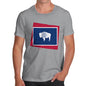 Men's USA States and Flags Wyoming T-Shirt