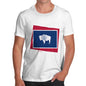 Men's USA States and Flags Wyoming T-Shirt