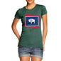 Women's USA States and Flags Wyoming T-Shirt