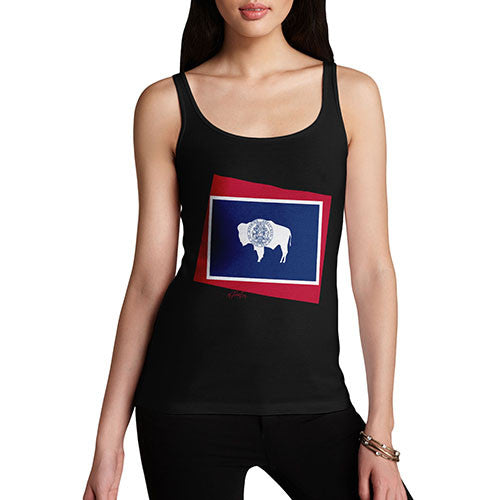 Women's USA States and Flags Wyoming Tank Top