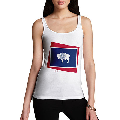 Women's USA States and Flags Wyoming Tank Top