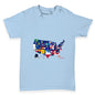 USA States and Flags Baby Toddler T-Shirt