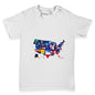 USA States and Flags Baby Toddler T-Shirt