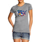 Women's USA States and Flags  T-Shirt