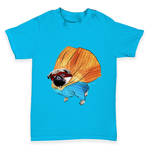 Super Hero Pug Baby Toddler T-Shirt