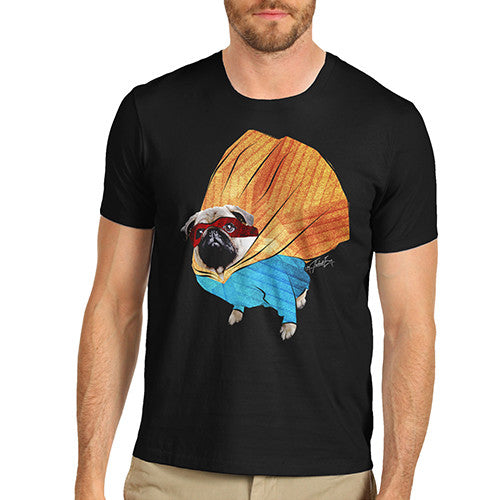 Men's Super Hero Pug T-Shirt