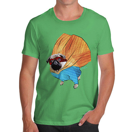 Men's Super Hero Pug T-Shirt