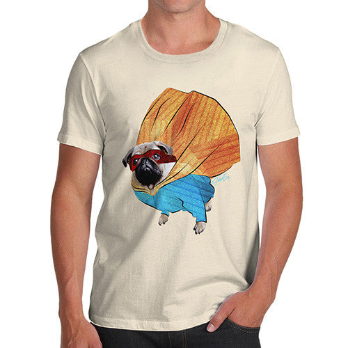 Men's Super Hero Pug T-Shirt