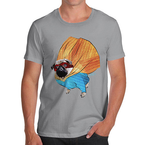 Men's Super Hero Pug T-Shirt