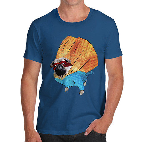 Men's Super Hero Pug T-Shirt