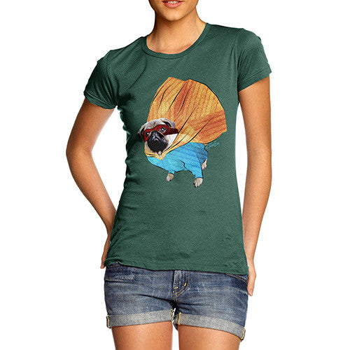 Women's Super Hero Pug T-Shirt