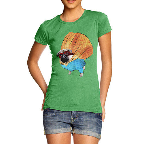 Women's Super Hero Pug T-Shirt