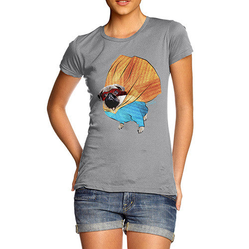 Women's Super Hero Pug T-Shirt