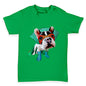 Super Hero French Bulldog Baby Toddler T-Shirt