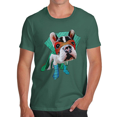 Men's Super Hero French Bulldog T-Shirt