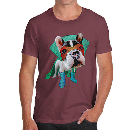 Men's Super Hero French Bulldog T-Shirt