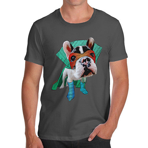 Men's Super Hero French Bulldog T-Shirt