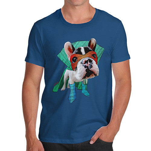 Men's Super Hero French Bulldog T-Shirt