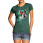 Women's Super Hero French Bulldog T-Shirt