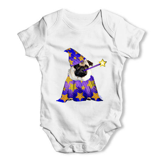 Wizard Pug Baby Grow Bodysuit