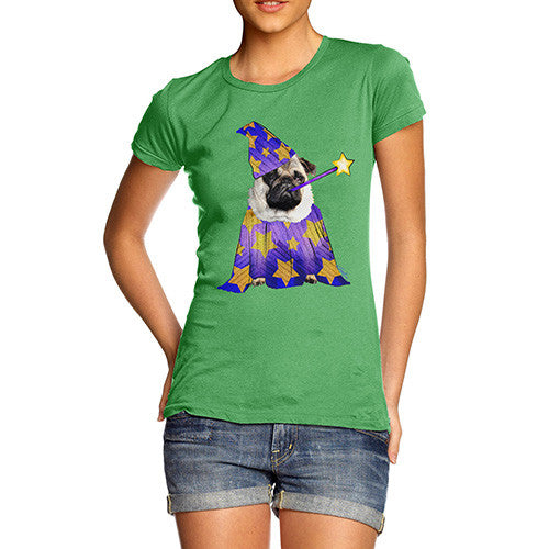 Women's Wizard Pug T-Shirt