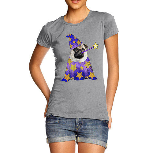 Women's Wizard Pug T-Shirt