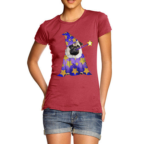 Women's Wizard Pug T-Shirt