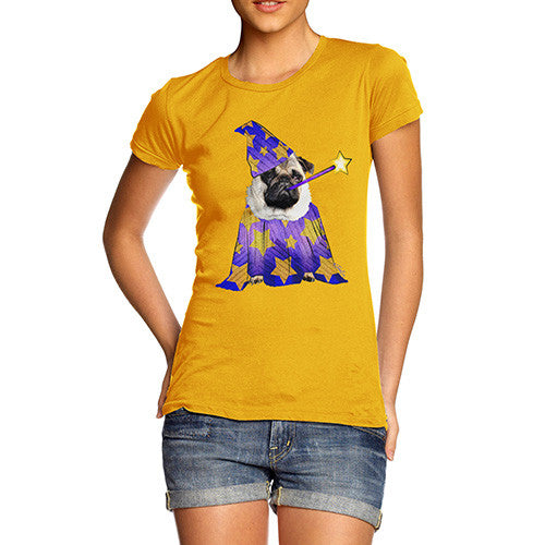 Women's Wizard Pug T-Shirt