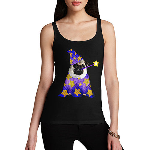 Women's Wizard Pug Tank Top