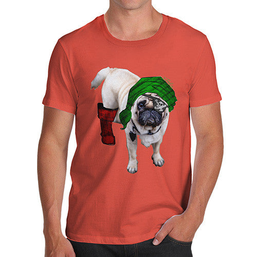 Men's One-Eyed Pirate Pug T-Shirt