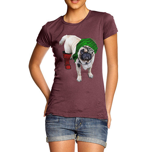 Women's One-Eyed Pirate Pug T-Shirt