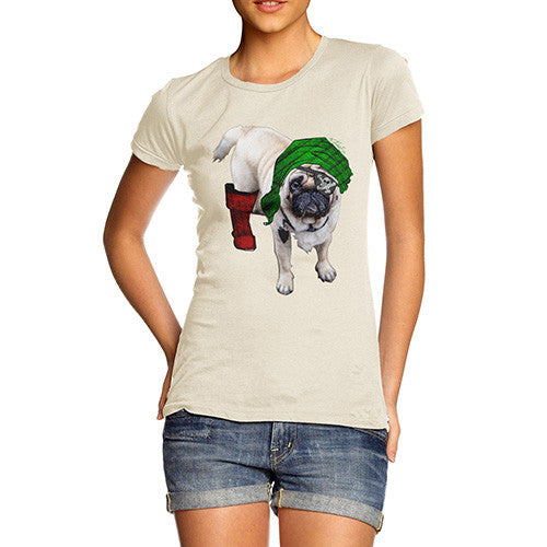 Women's One-Eyed Pirate Pug T-Shirt