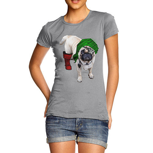 Women's One-Eyed Pirate Pug T-Shirt