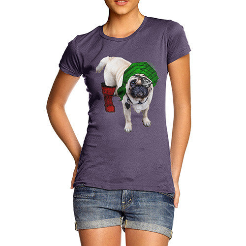 Women's One-Eyed Pirate Pug T-Shirt