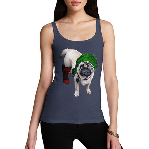 Women's One-Eyed Pirate Pug Tank Top