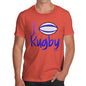 Men's I Love Rugby T-Shirt